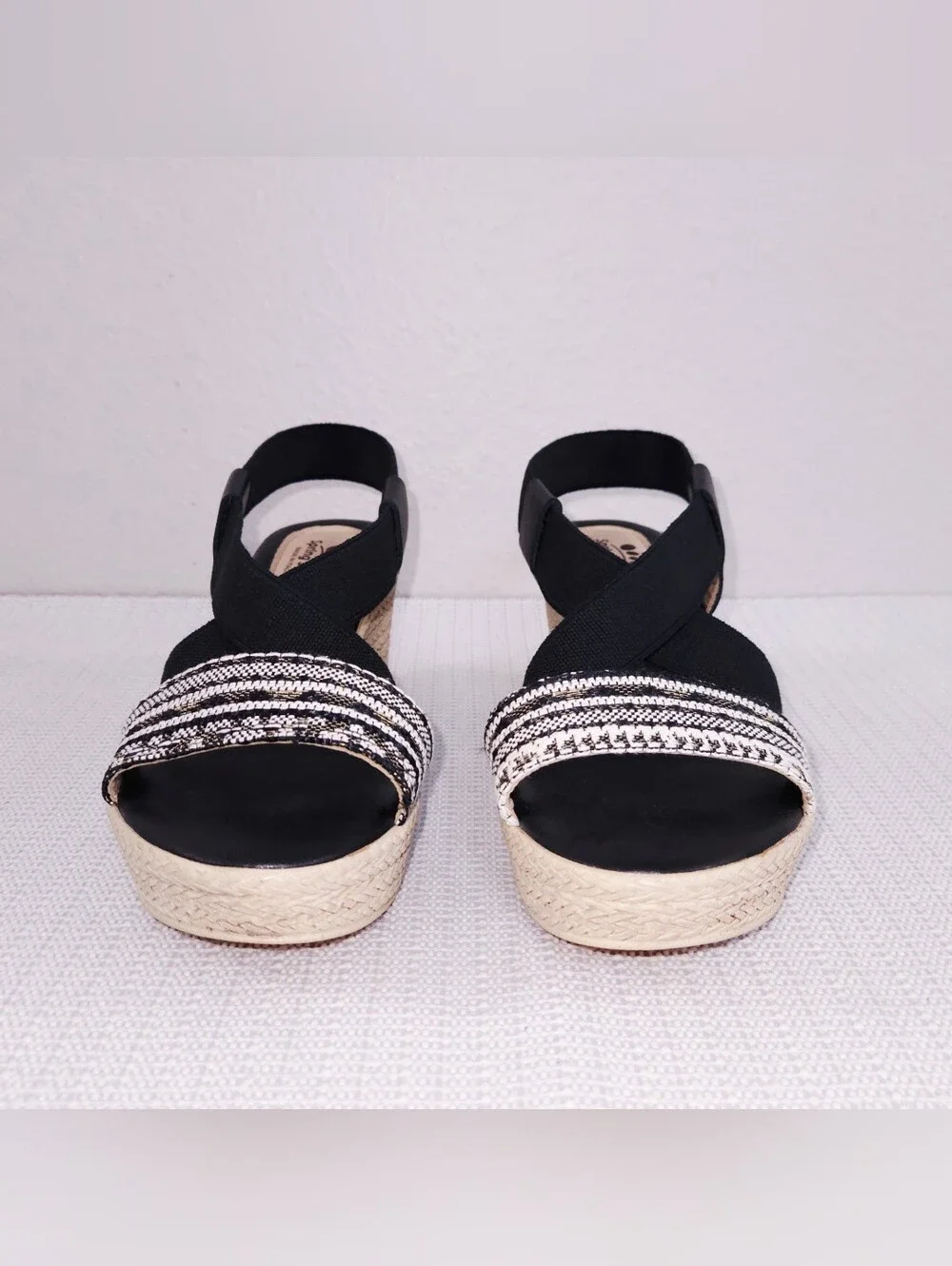 New! Spring Step Espadrille Wedge Platform Sandals EU 41